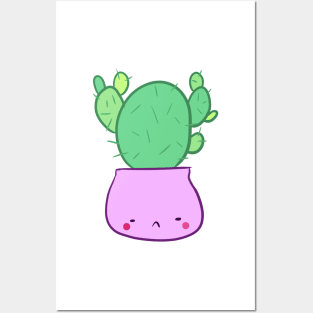 Cute plant cartoon Posters and Art